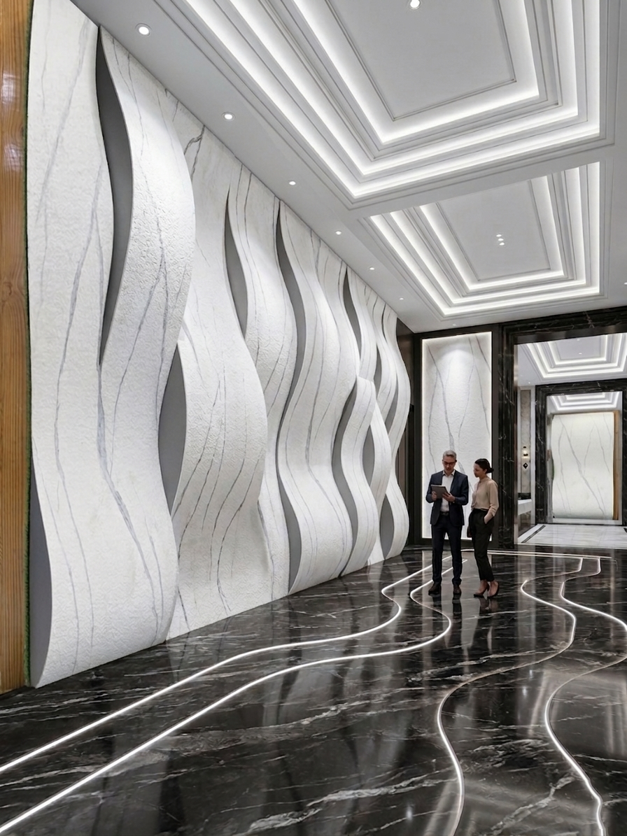 Satvario marble panel