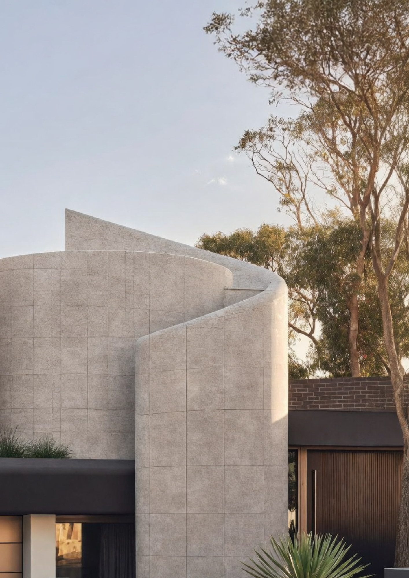 Light brown stone with warm earth tones